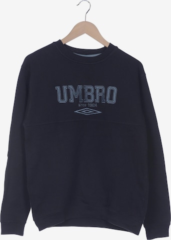 UMBRO Sweatshirt & Zip-Up Hoodie in M in Blue: front