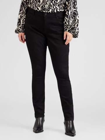 Noisy May Curve Slimfit Jeans 'JEN' in Schwarz: Vorderseite