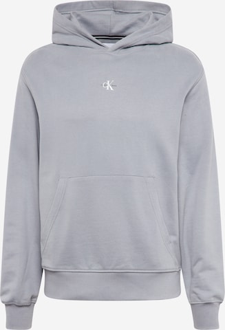 Calvin Klein Jeans Sweatshirt in Grey: front