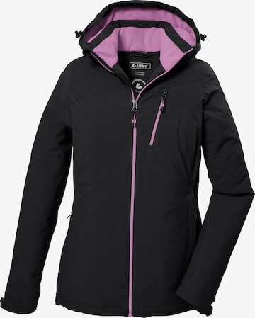 KILLTEC Outdoor Jacket in Black: front