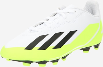 ADIDAS PERFORMANCE Athletic Shoes 'X Crazyfast.4' in White: front