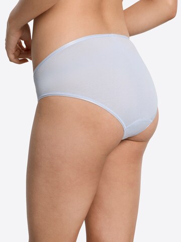 Hanro Midislip ' Cotton Seamless ' in Blau