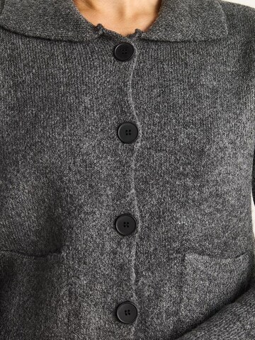 Bianco Lucci Strickjacke in Grau