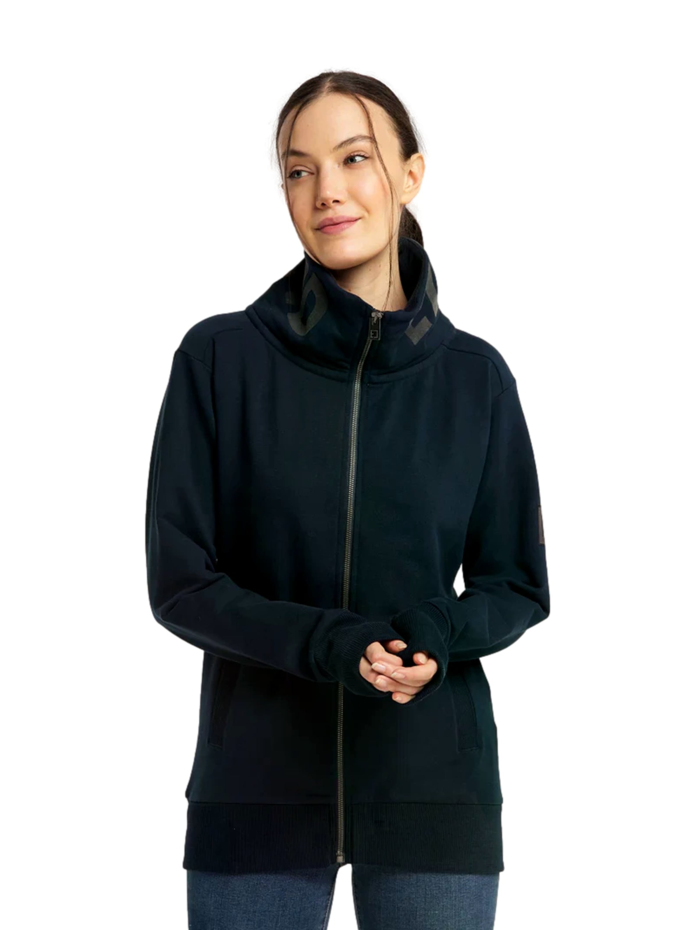 Elbsand Sweatvest 'Alvis' in Blauw: voorkant