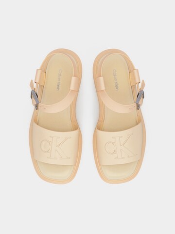 Calvin Klein Sandaal in Geel