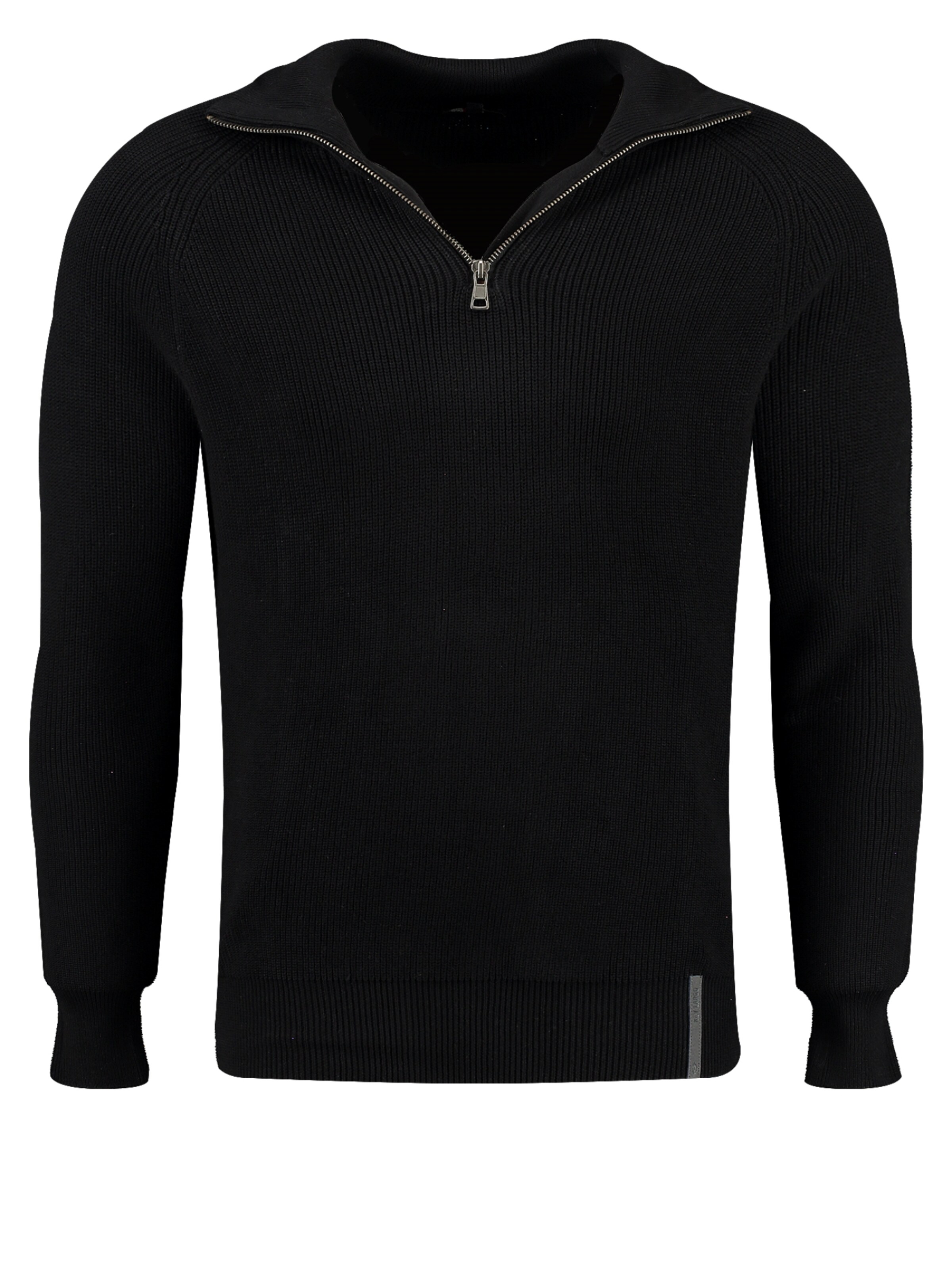 Key Largo Pullover 'STAGE' in Schwarz: Vorderseite