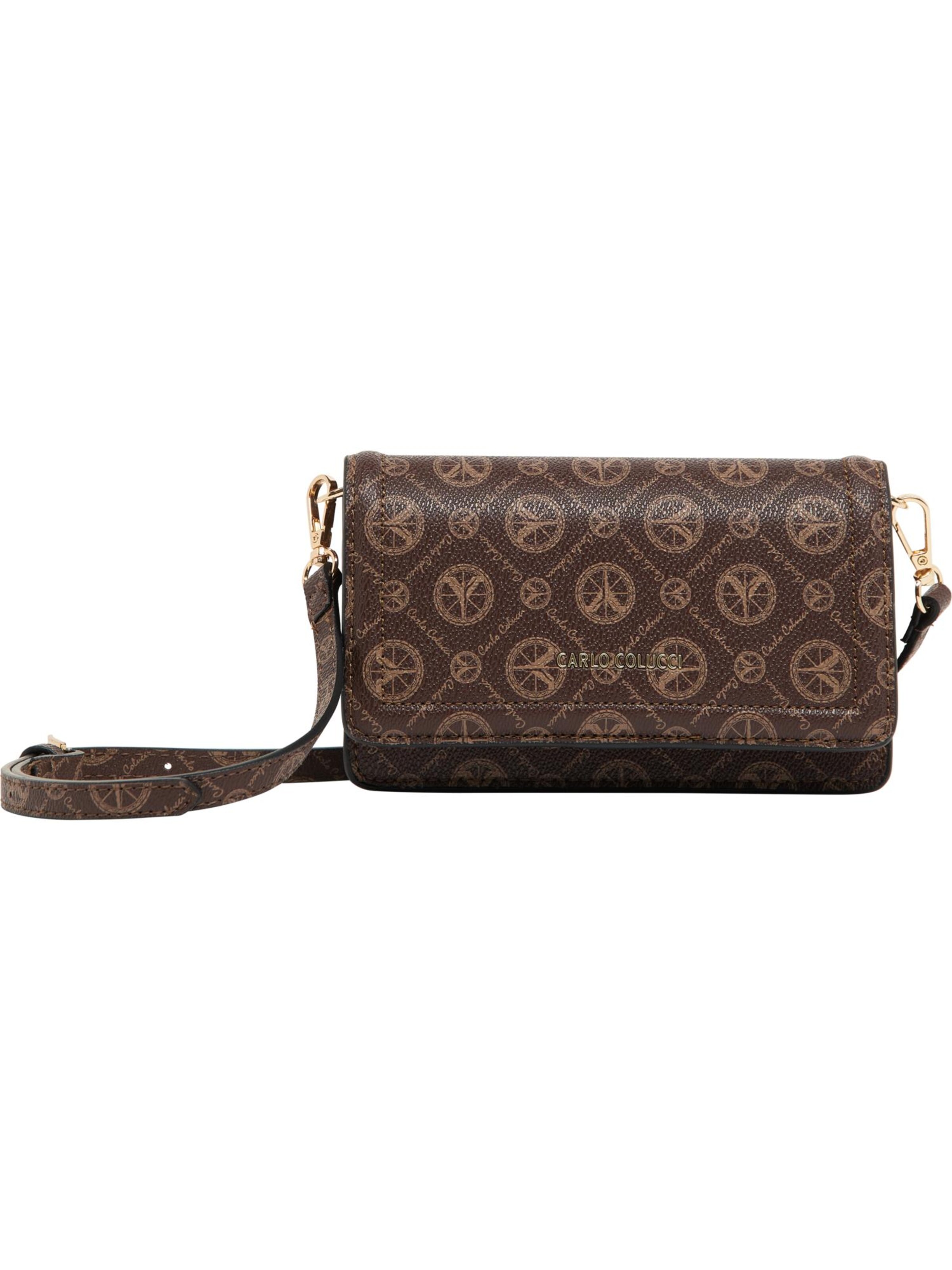 Carlo Colucci Crossbody bag 'Dalbosco' in Brown