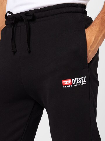 DIESEL Tapered Trousers 'TARY' in Black