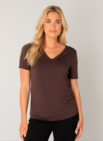 BASE LEVEL Shirt in Brown: front