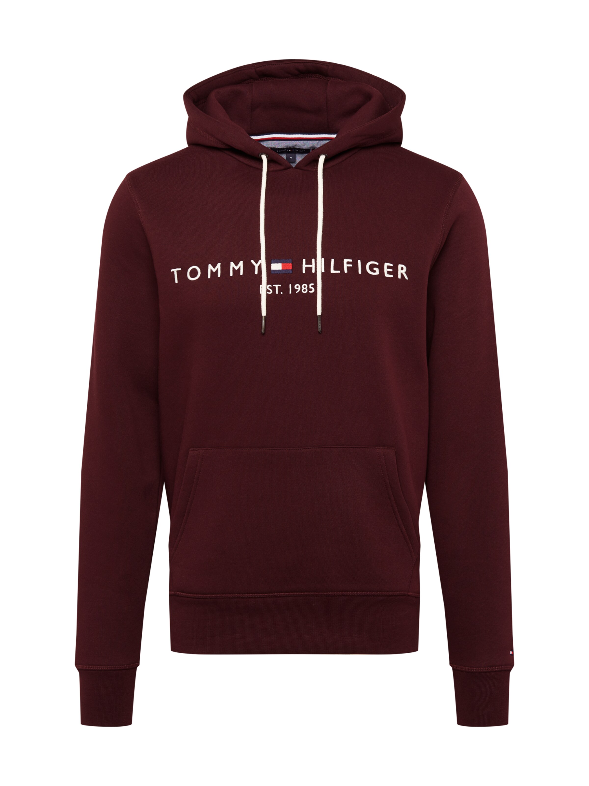 tommy hilfiger maroon hoodie