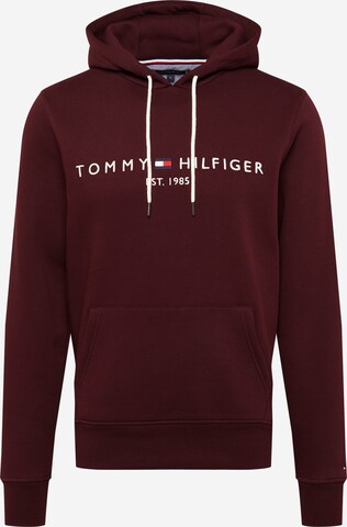 Felpa di TOMMY HILFIGER in rosso: frontale