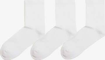 Bershka Ponožky - Biela: predná strana