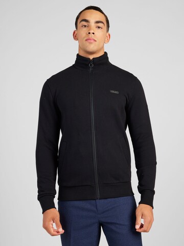 Ragwear Sweat jacket 'Trayne' in Black: front
