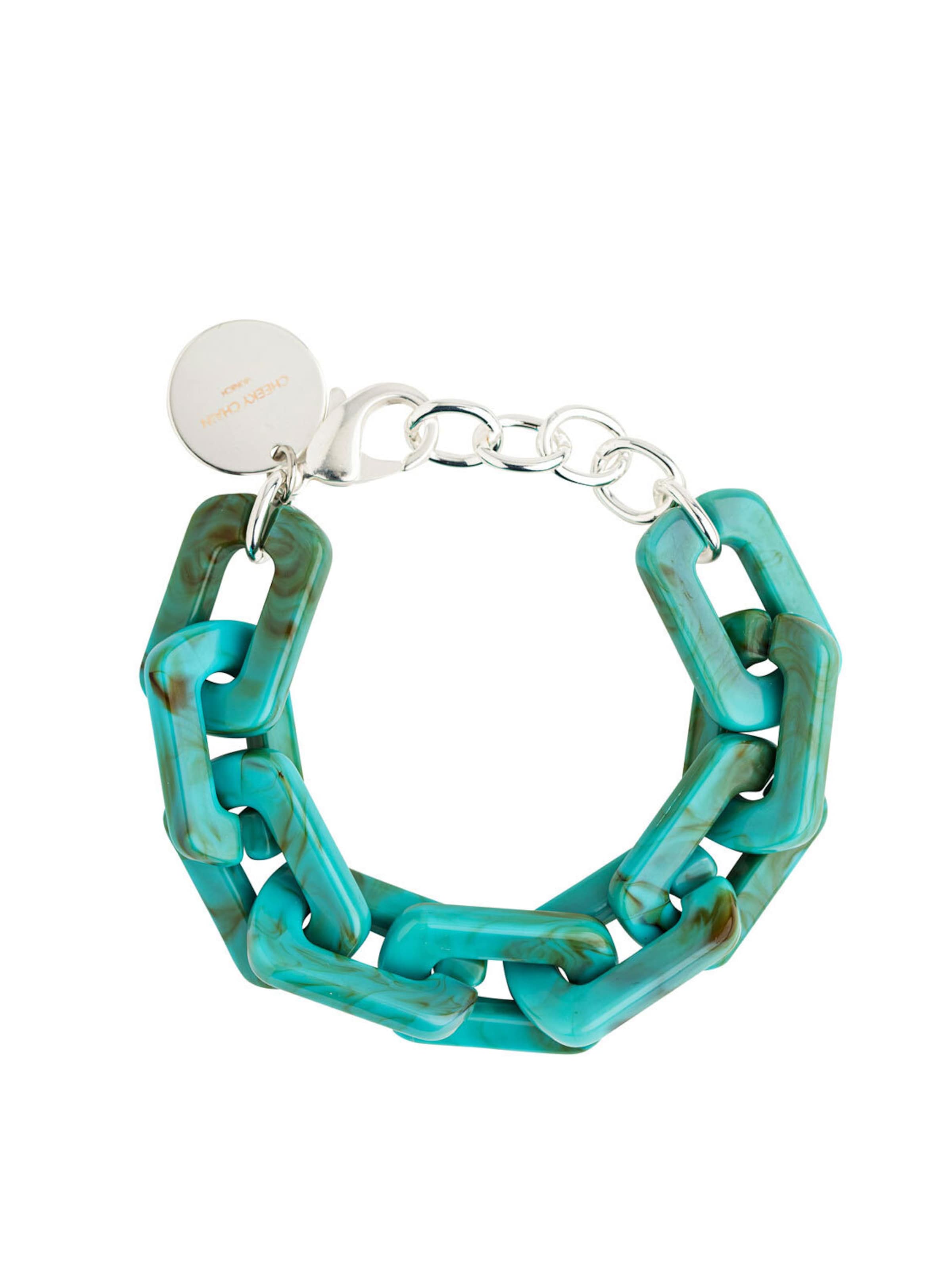 Bracelet 'Kelly' Cheeky Chain Munich en vert : devant