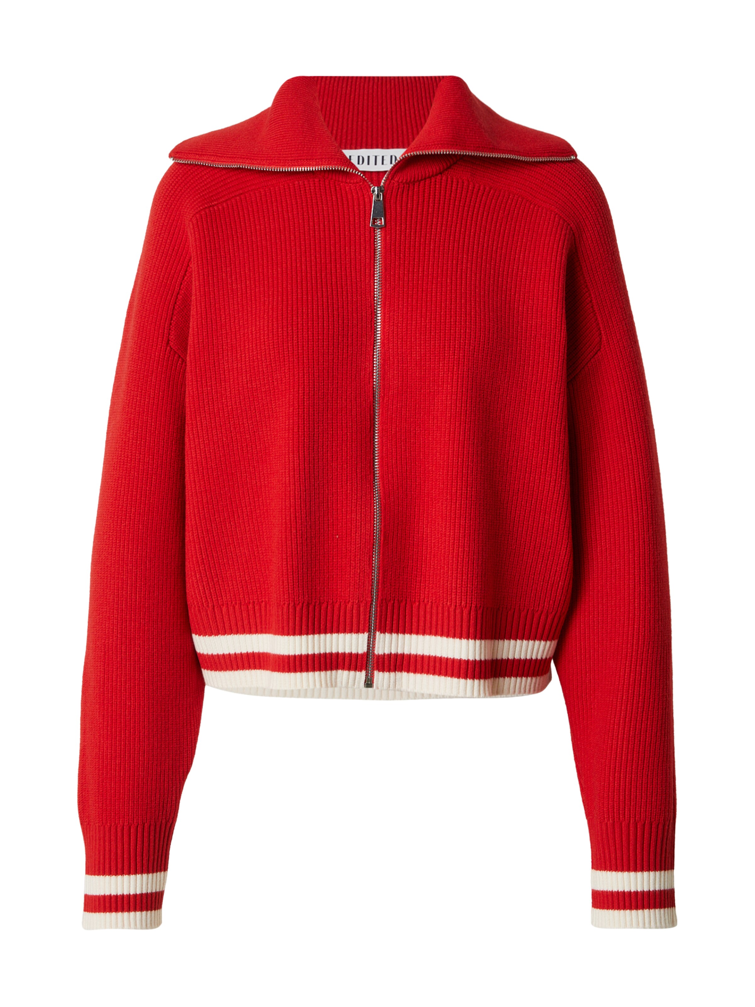 EDITED Knit Cardigan 'Lucila' in Red: front