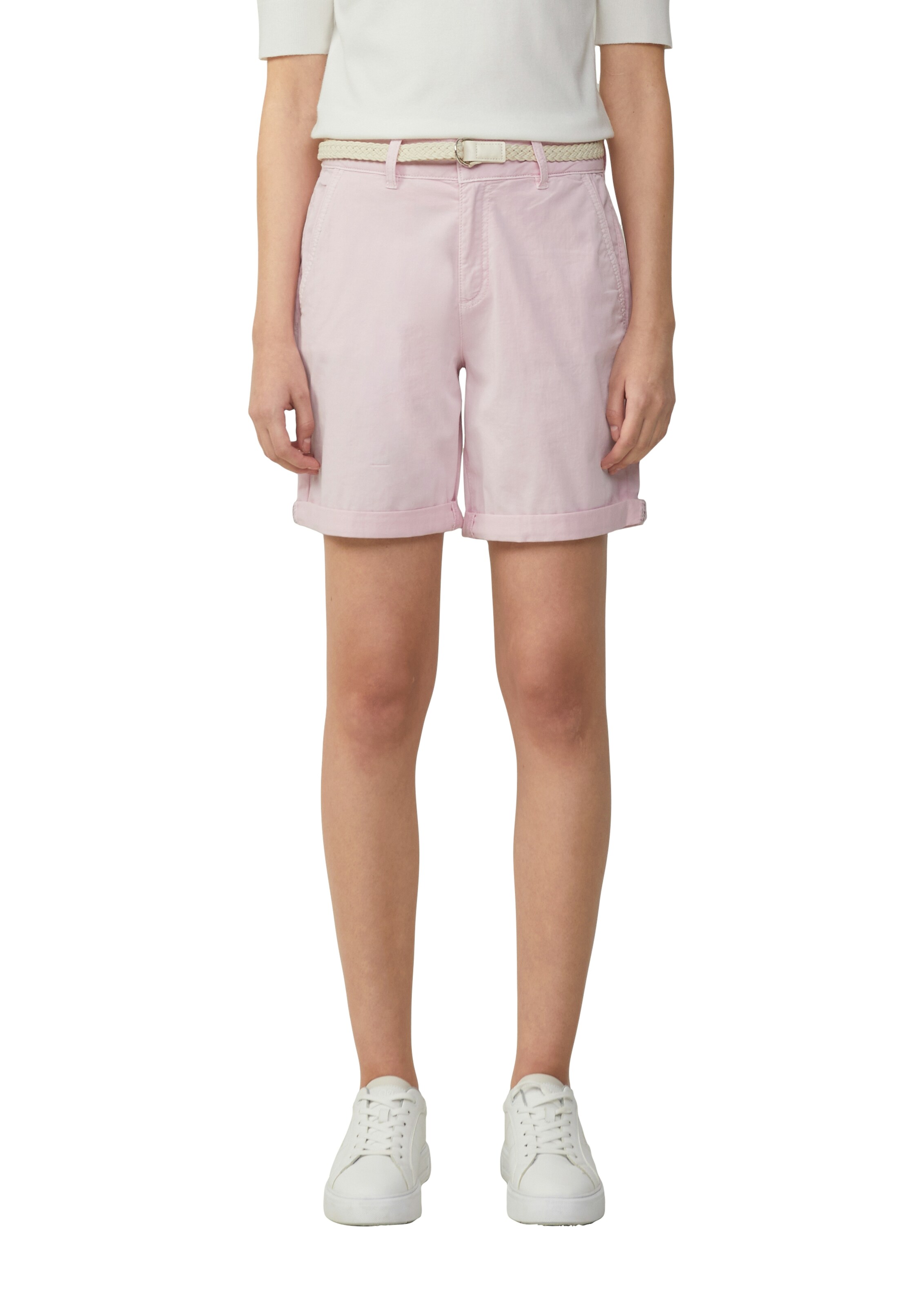 s.Oliver Regular Chino in Roze: voorkant