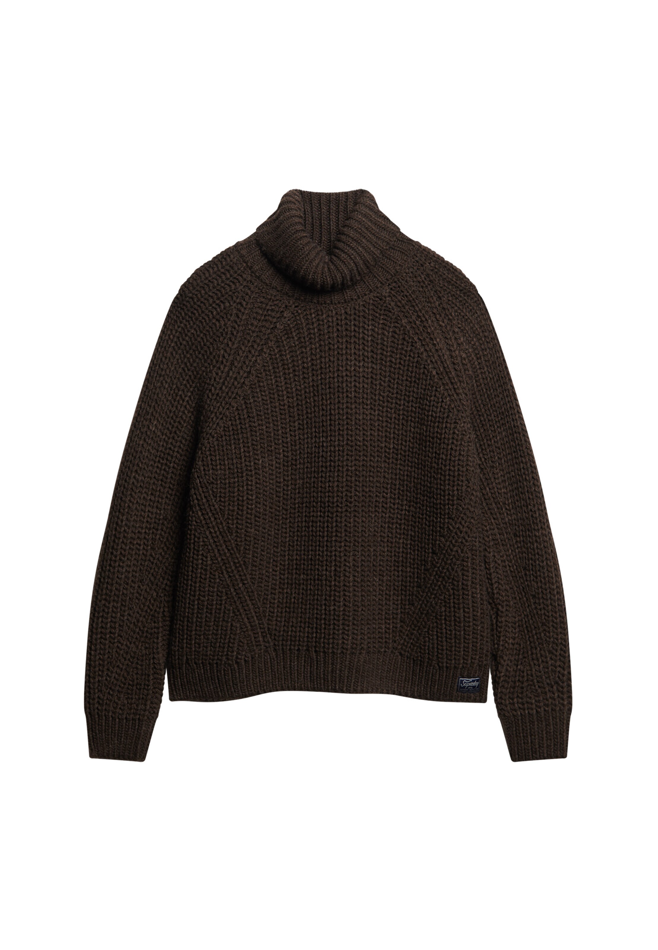 Pull-over Superdry & Co en marron : devant