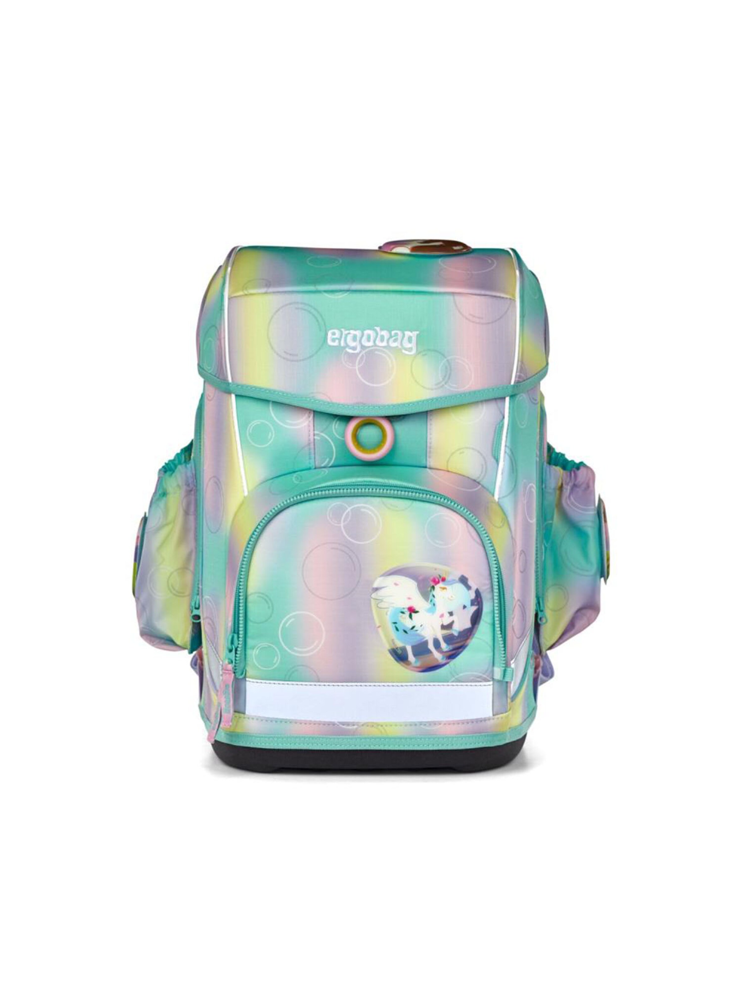 ergobag Backpack 'Cubo Light Schulranzen Set' in Green