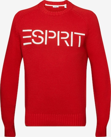 Pull-over ESPRIT en rouge : devant