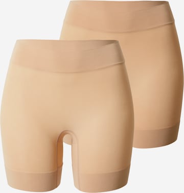 Pantalon modelant Marks & Spencer en beige : devant