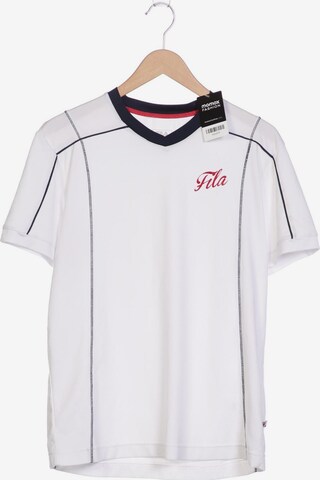FILA T-Shirt L-XL in Weiß: predná strana