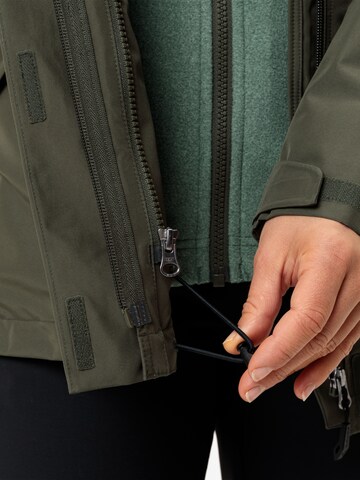 VAUDE Functionele jas 'Rosemoor 3in1 J II' in Groen