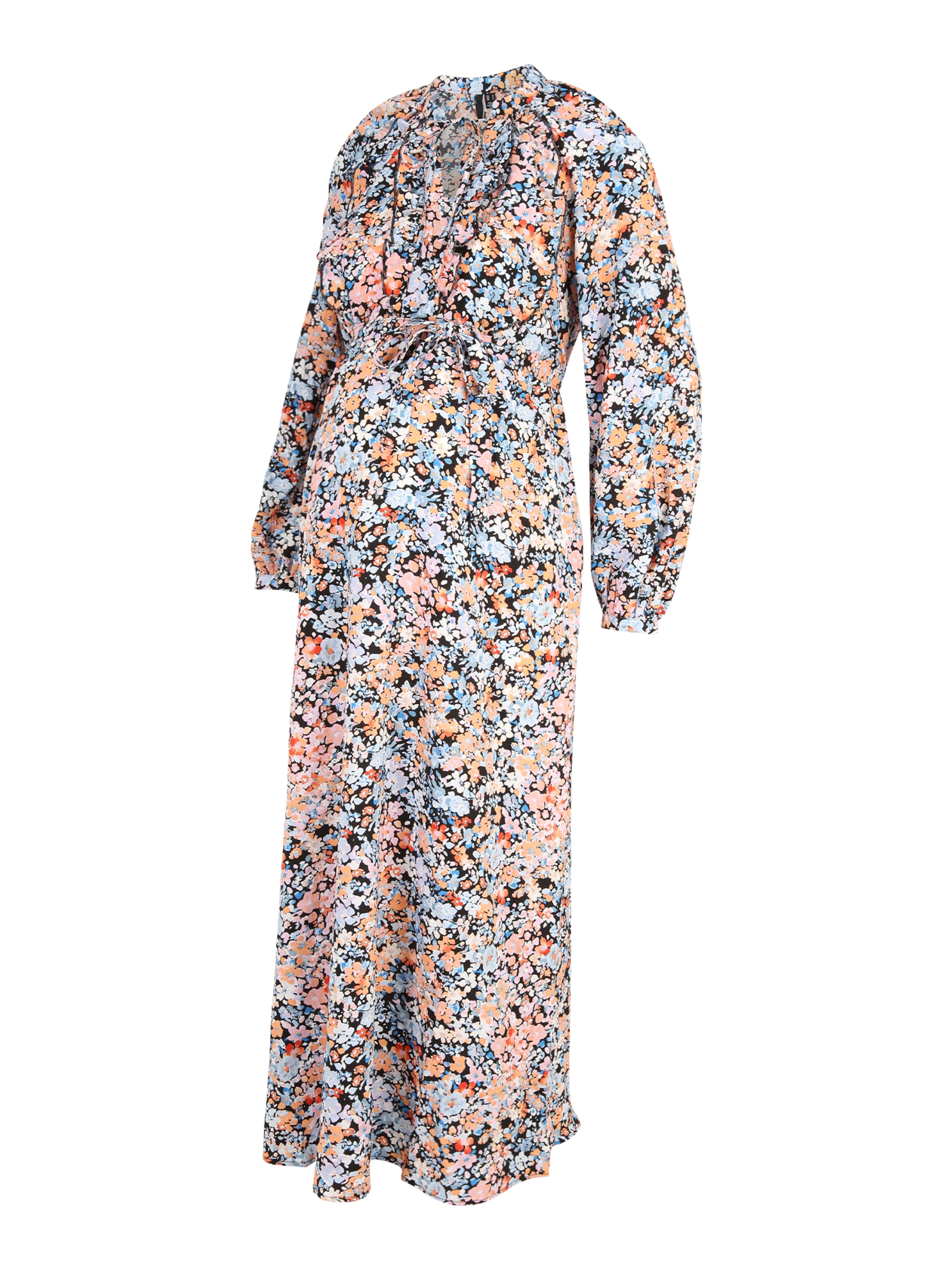 Vero Moda Maternity Shirt Dress 'VMMGinny' in Black: front