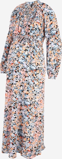 Vero Moda Maternity Robe 'GINNY' en bleu clair / abricot / rose / noir, Vue avec produit