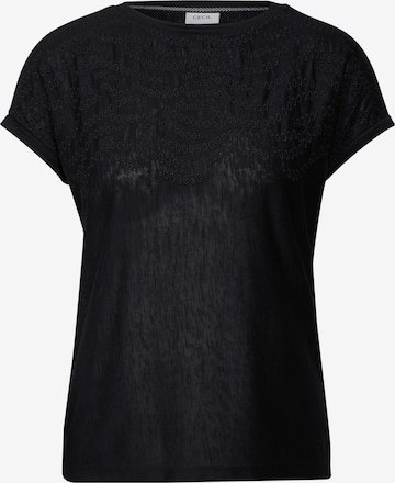 CECIL Shirt in Black: front