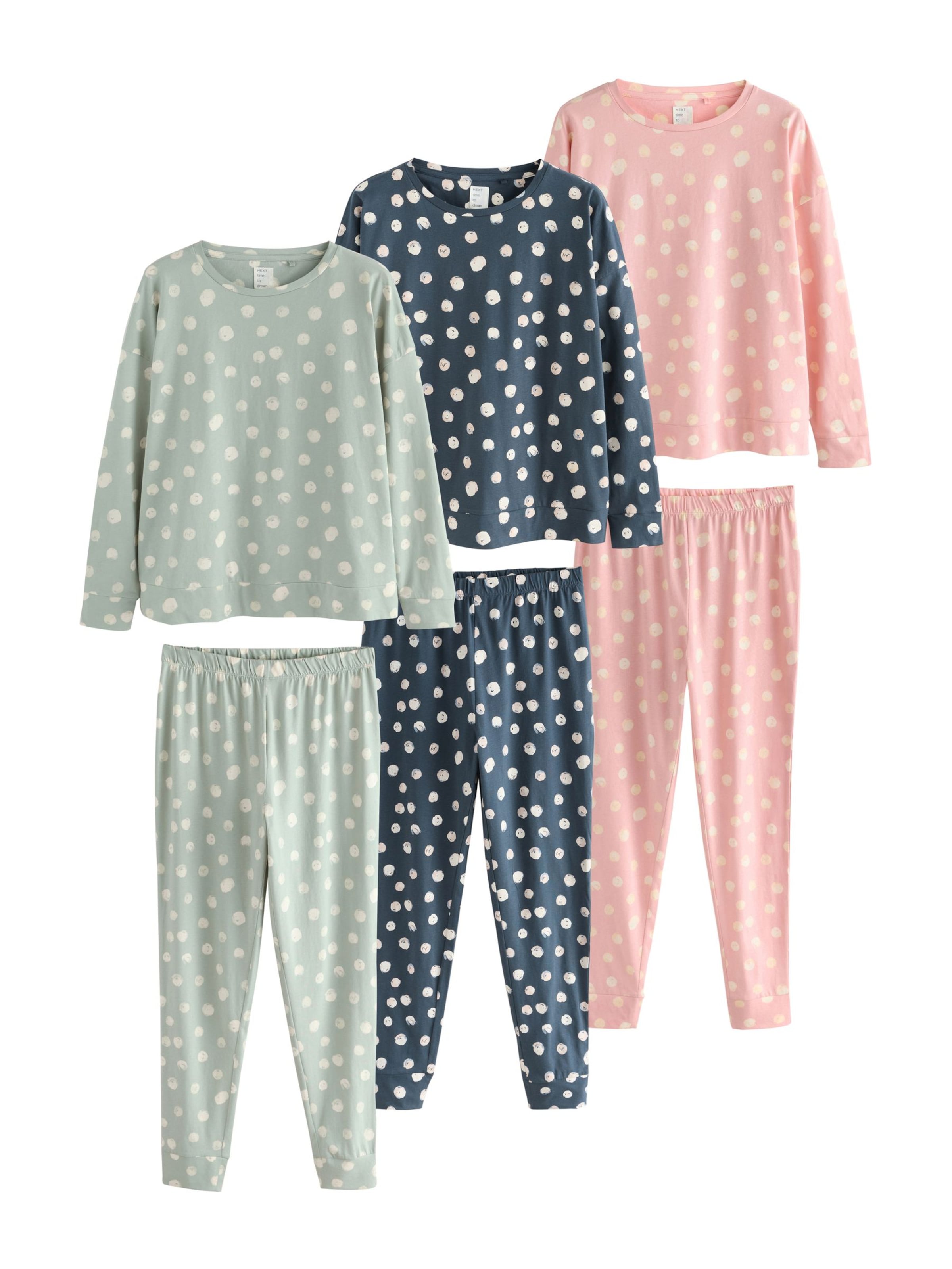 Next Pizsama - kék: elől