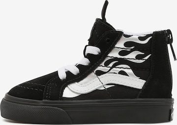 VANS Trainers 'TD SK8-Hi Zip' in Black: front