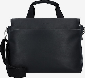 TOM TAILOR Shopper 'Rella' in Zwart: voorkant