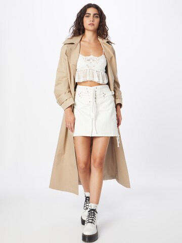 Free People - Top en blanco