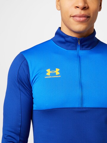 mėlyna UNDER ARMOUR Sportiniai marškinėliai 'Challenger'