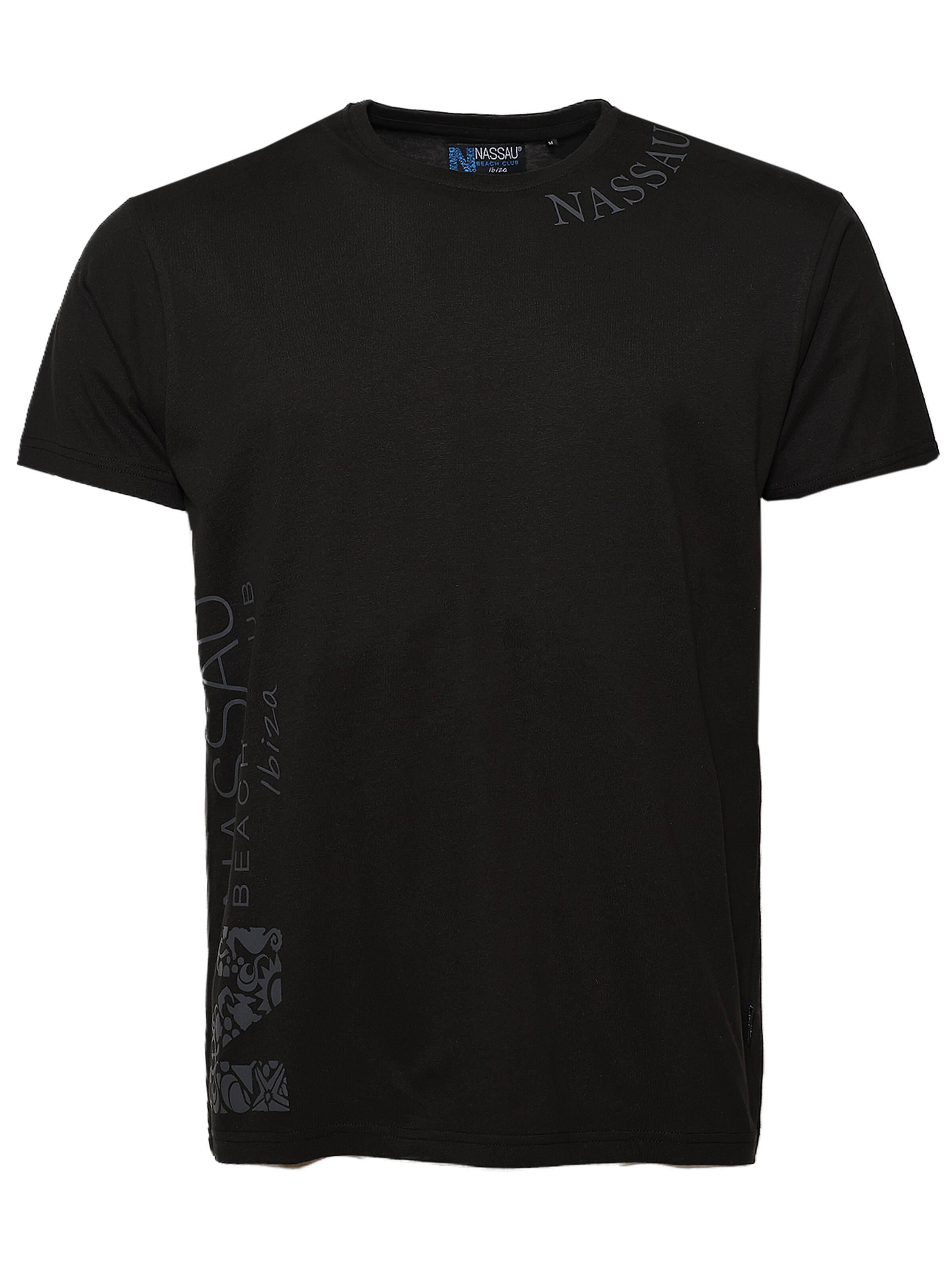 NASSAU Beach Club Shirt in Black: front