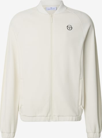 Sergio Tacchini - Casaco de treino 'Egeo' em branco: frente