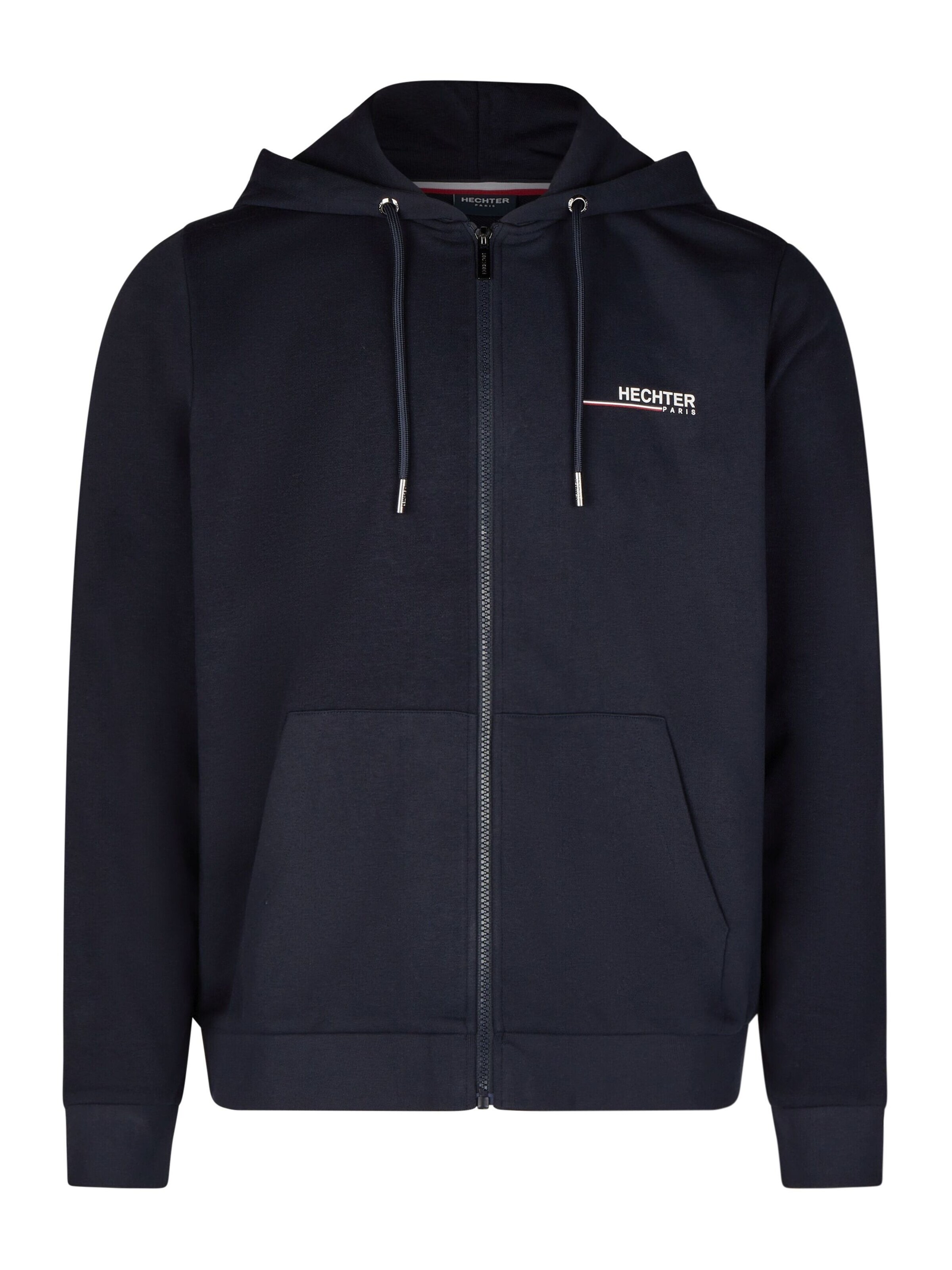 HECHTER PARIS Sweatvest in Blauw: voorkant