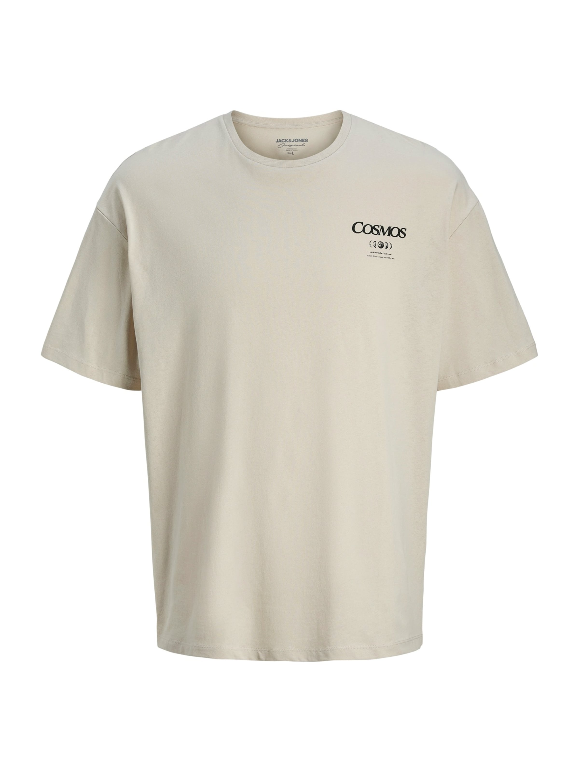 JACK & JONES - Camiseta 'JORCOSMOS' en beige: frente