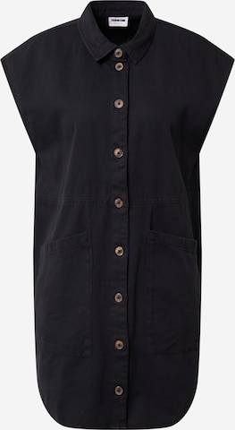 Noisy may Shirt Dress 'Alma' in Black: front