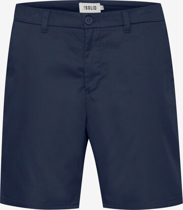 Regular Pantalon chino 'Sdeldric' !Solid en bleu : devant