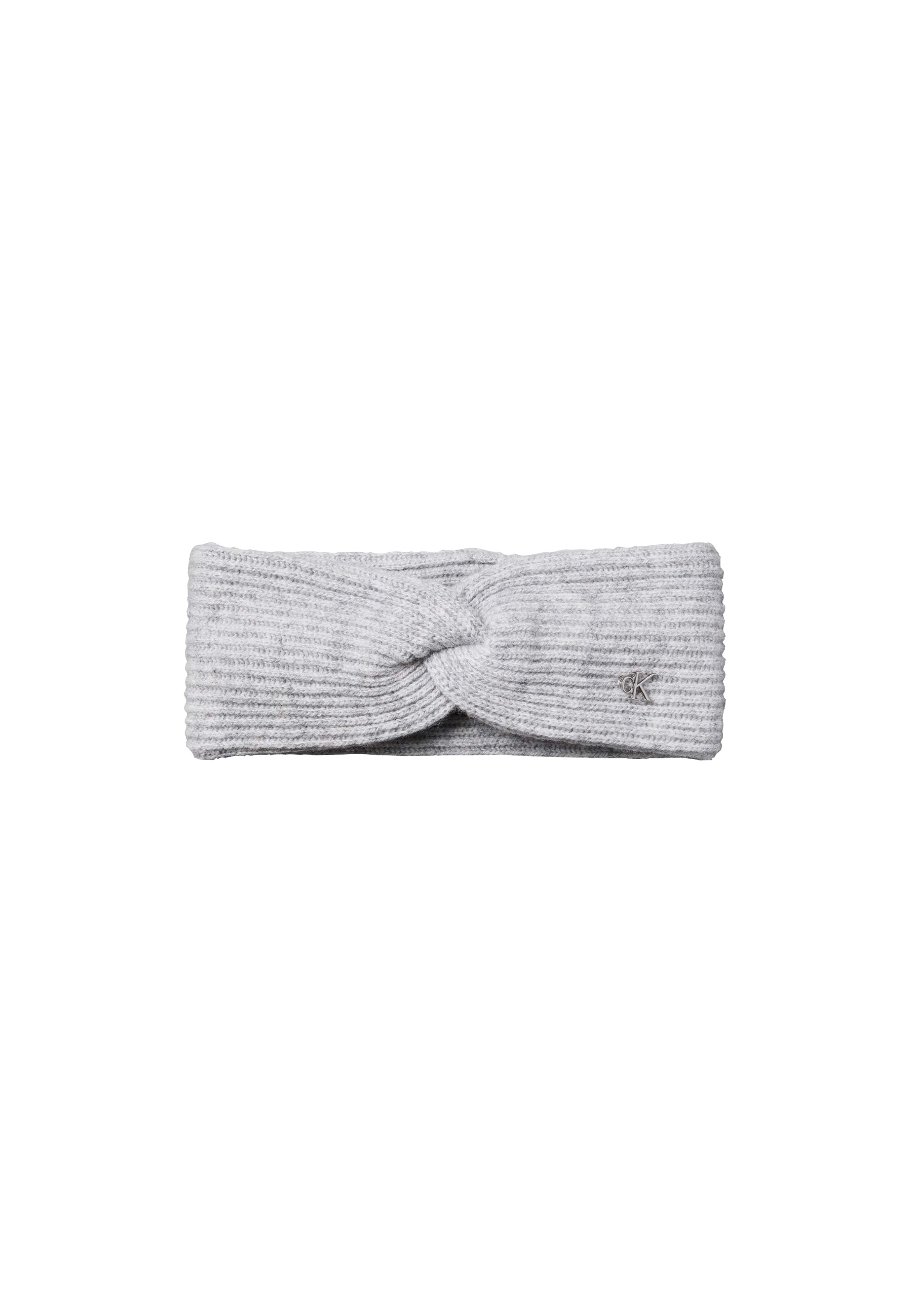 Calvin Klein Hoofdband in Grijs: voorkant
