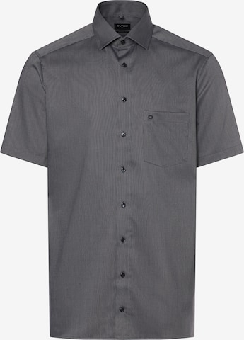 OLYMP Regular fit Button Up Shirt in Grey: front