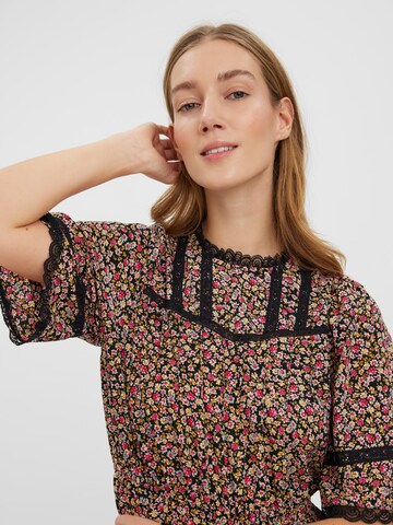 VERO MODA Blousejurk 'Hubi' in Zwart