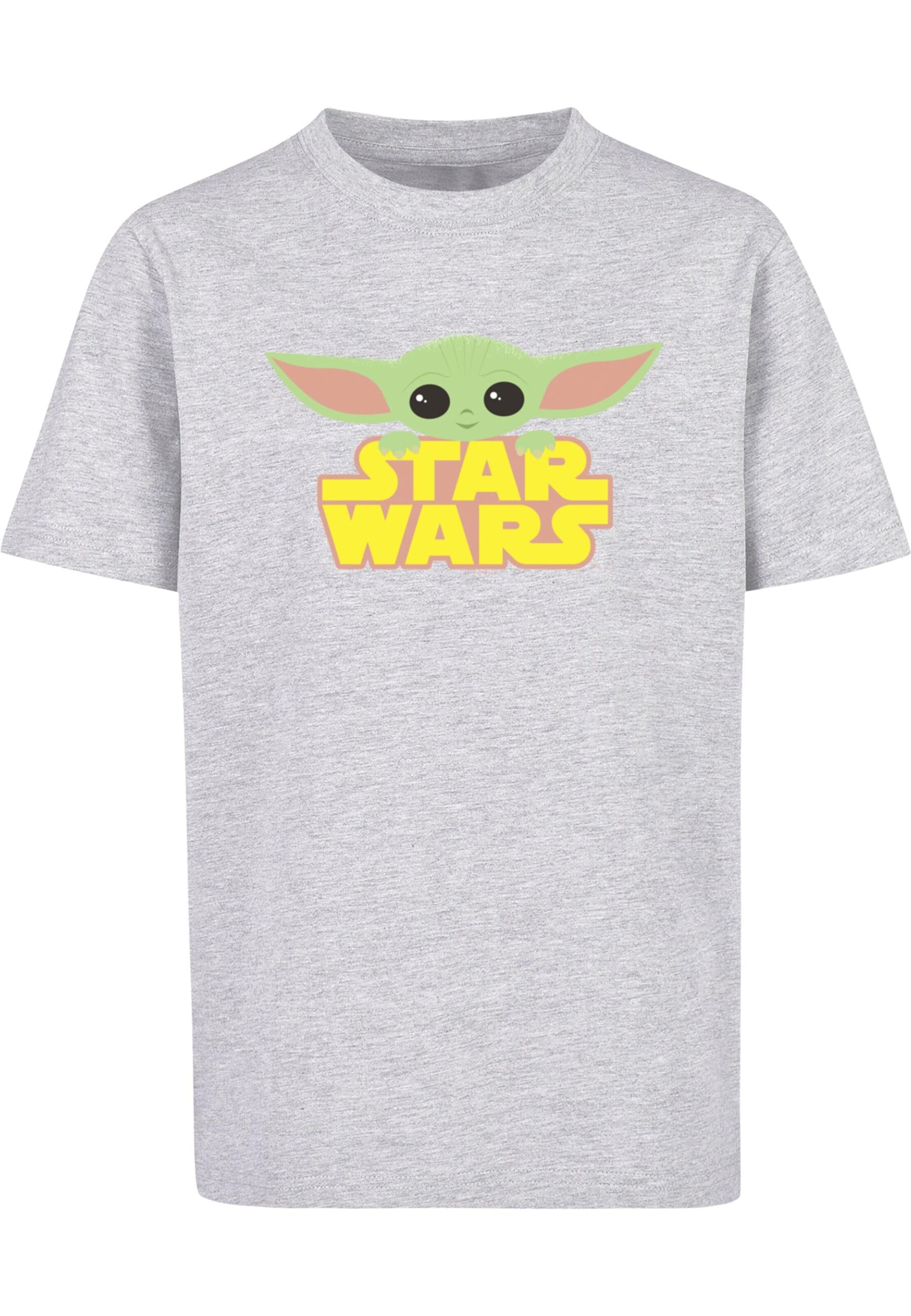 ABSOLUTE CULT Shirt 'Star Wars - The Child' in Grey: front