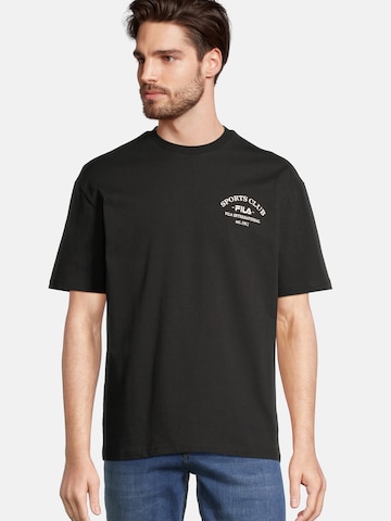 FILA T-shirt 'BERKAU' i svart: framsida