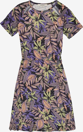GARCIA Kleid in limone / lila / koralle / schwarz, Produktansicht