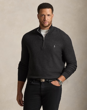 Pullover di Polo Ralph Lauren Big & Tall in grigio: frontale