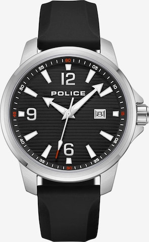 POLICE Analoog horloge 'MENSOR' in Zwart: voorkant