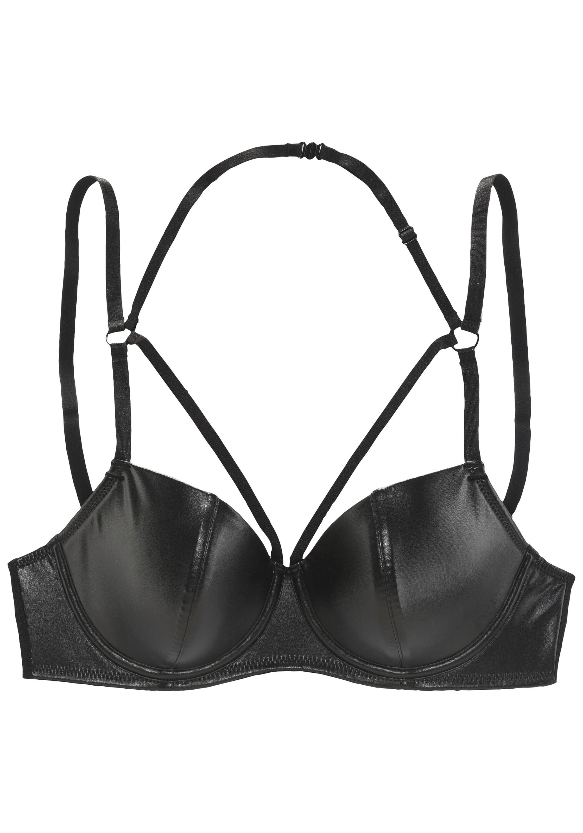 PETITE FLEUR GOLD T-särgi Rinnahoidja, värv must: eest vaates