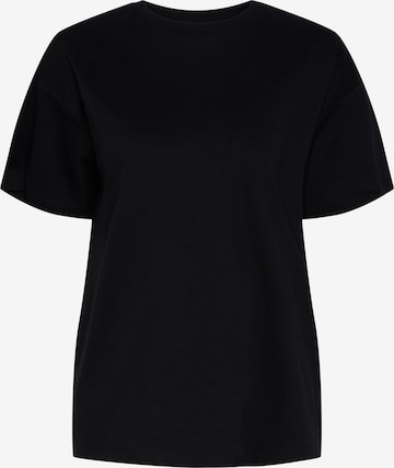 PIECES Shirt 'SKYLAR' in Black: front